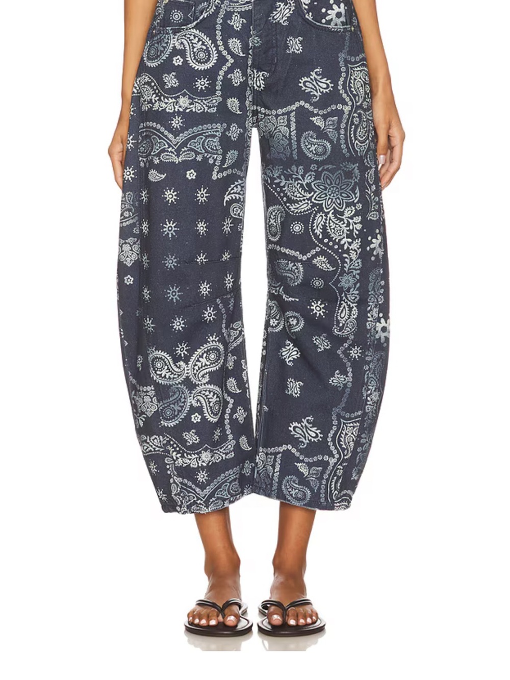 Free People Good Luck Barrel Jeans